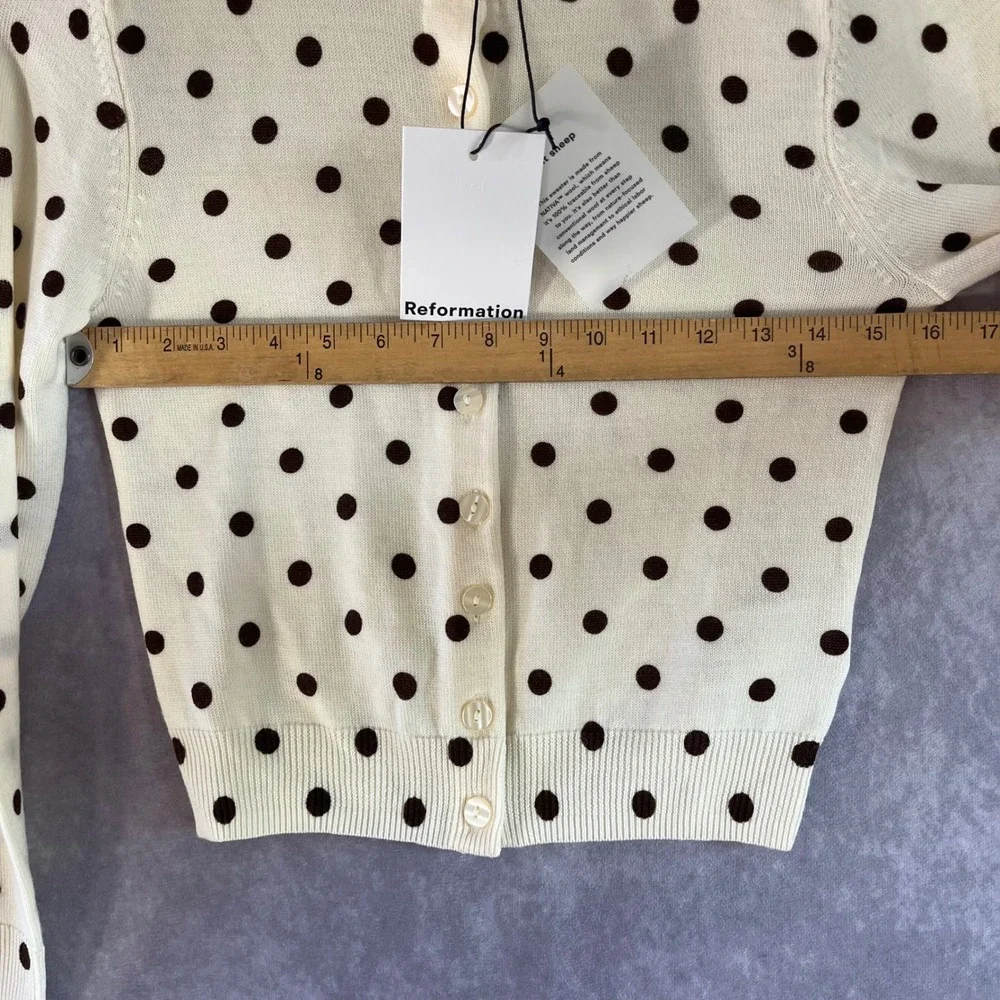 Reformation cream knit